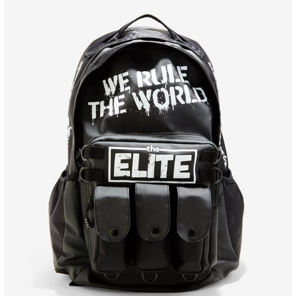 NJPW New Japan Pro Wrestling Bullet Club The ELITE Built-Up Backpack new - Picture 1 of 9